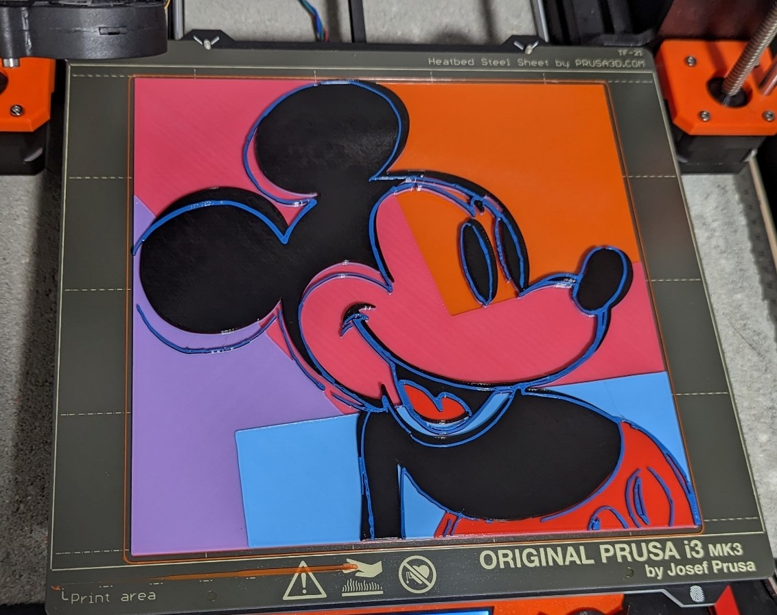 Andy Warhol - The Art of Mickey Mouse by Imagine That | Download free STL  model | Printables.com