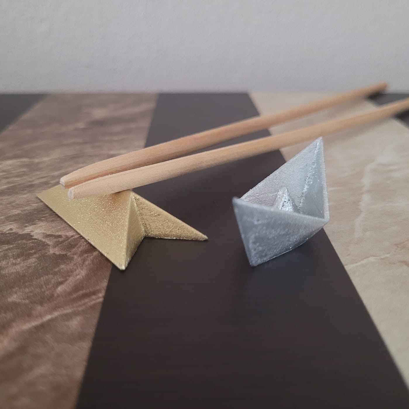 Classic origami chopstick holders by igonzh Download free STL model