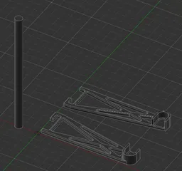 Parametric IKEA Skadis paper towel holder