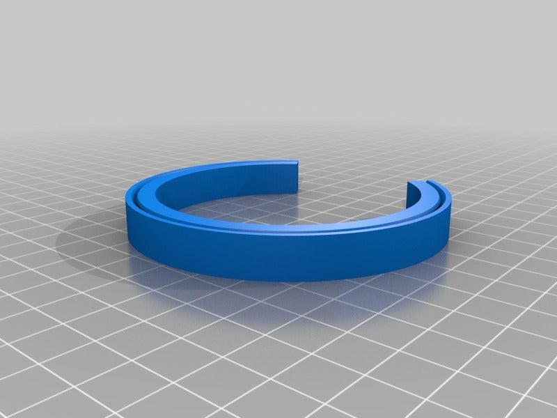 Miniatura 2 do modelo 3D Curtain holder C