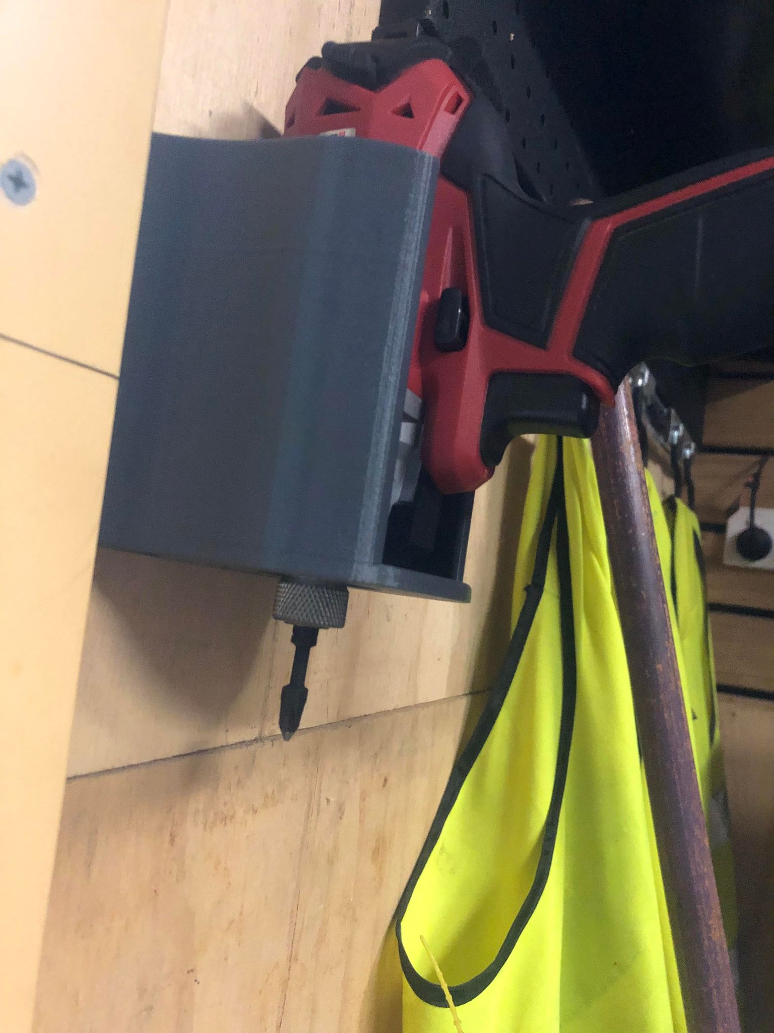 Wall Mounted Ozito PXC 18V Drill/Driver Holder Rack by techteacher007