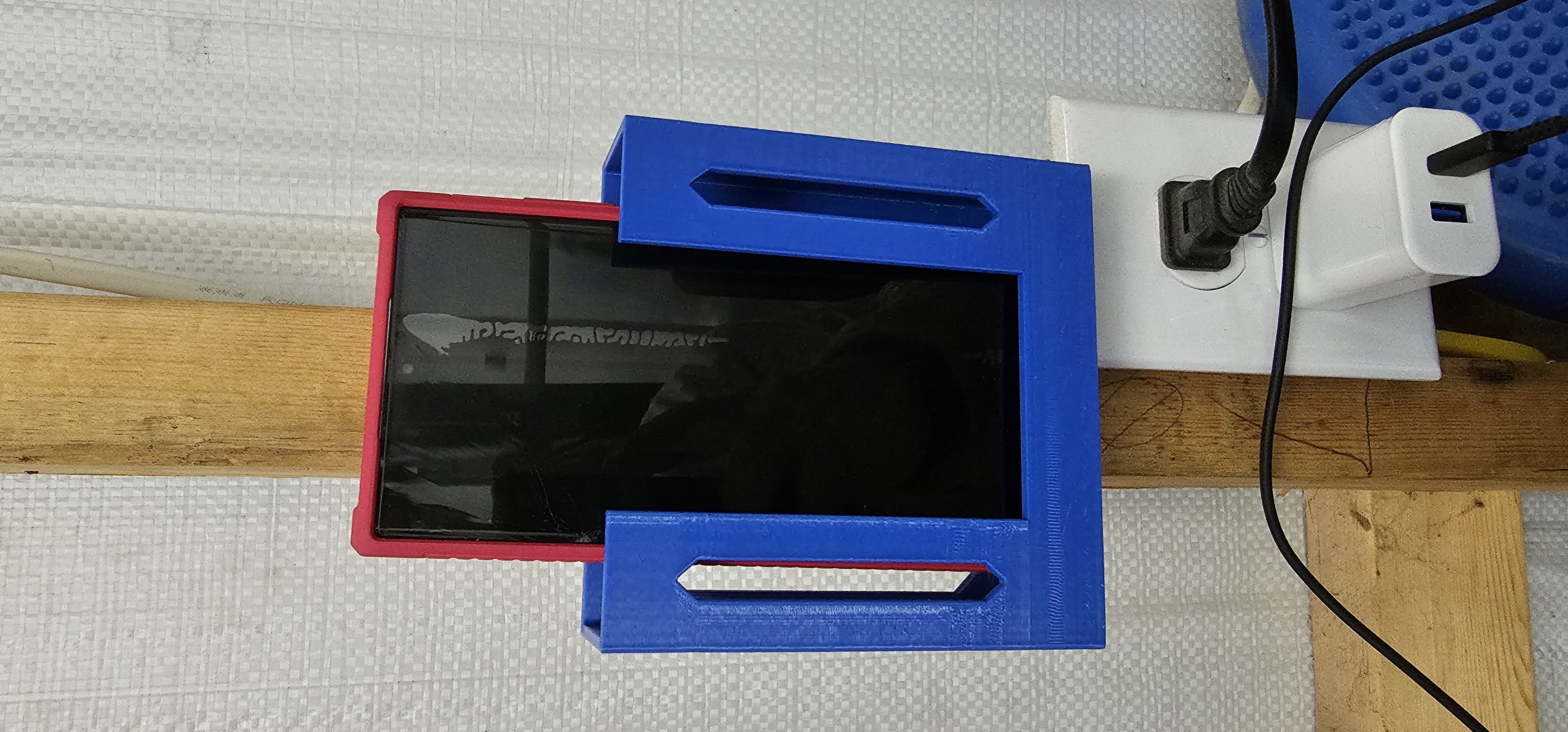 Cell Phone Holder Wall Mount by missile150 Download free STL model