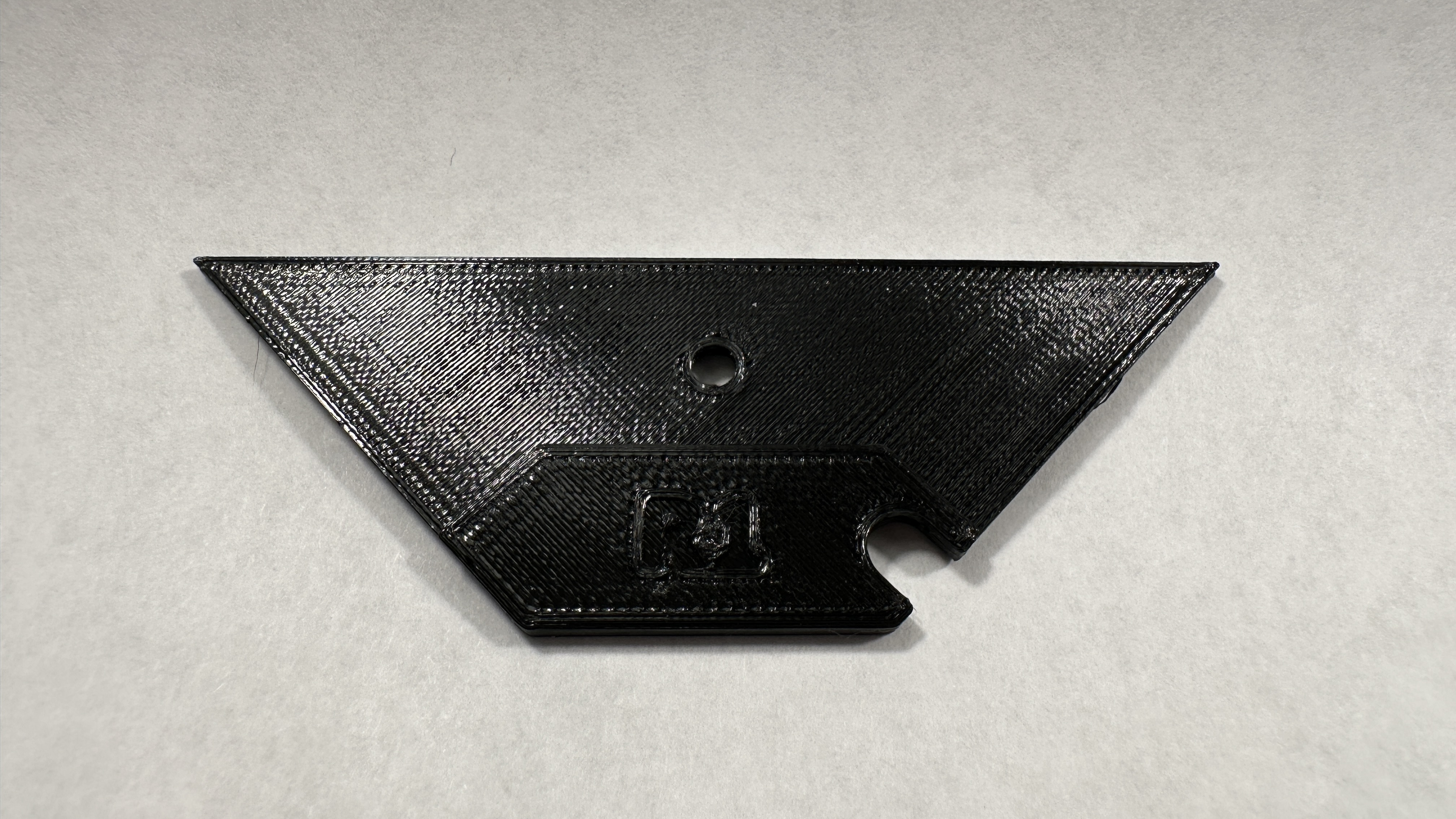 Original Prusa Enclosure (OPE) Back Widow Left Edge Plug with Cord Pass Through