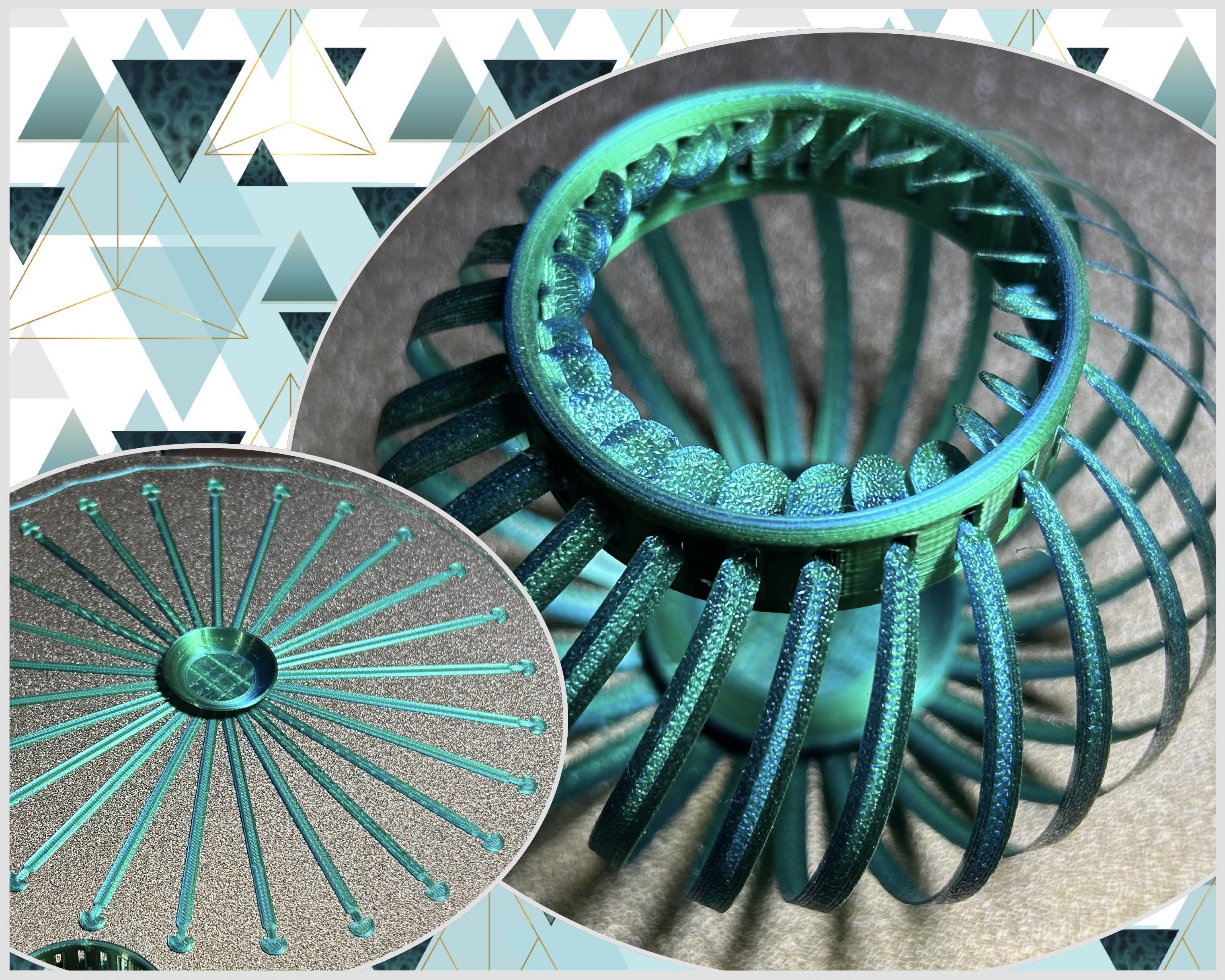 Ribbon Vase - The flat-printing, flexible vase