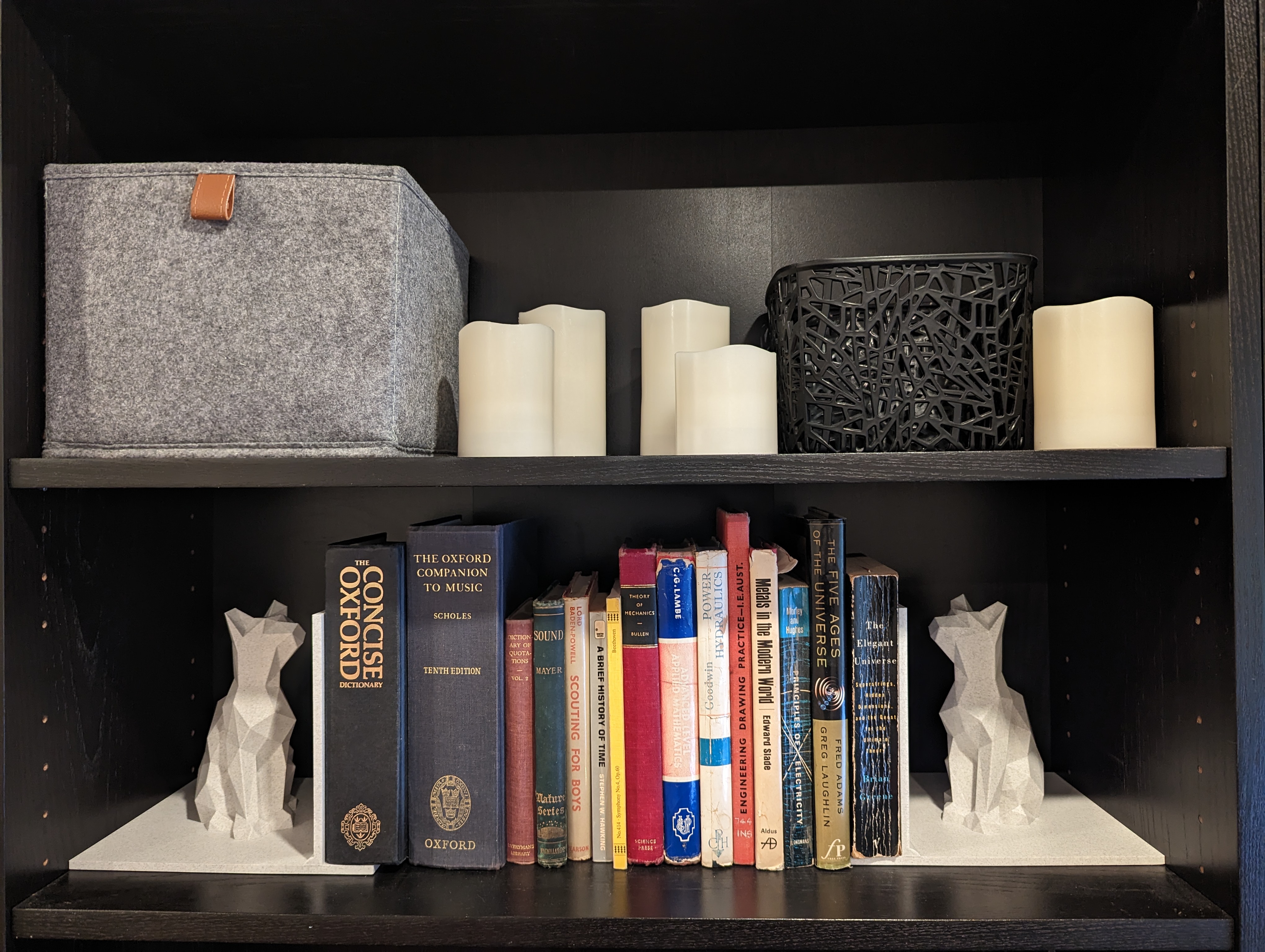 Miniatura 5 do modelo 3D Low Poly Cat Book End