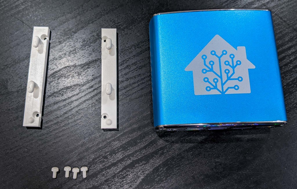 Odroid N2+/Home Assistant Blue IKEA Skadis Mount by Delorean Grey