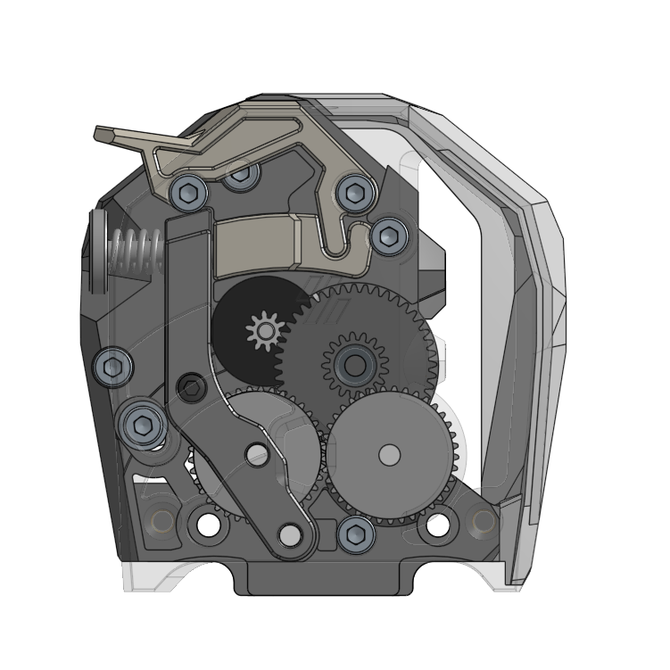 BGS9.5 ルギア レンチキュラー 3D Large Gear Clockwork2 by nhchiu | Download free STL model