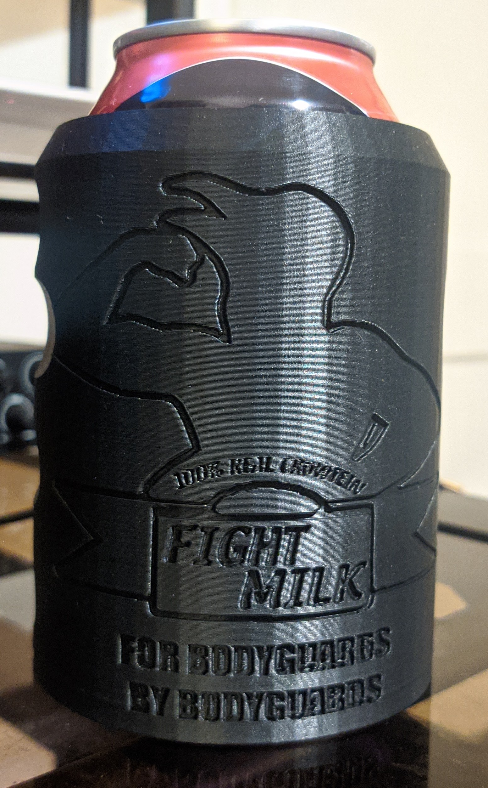 Fight Milk Can Koozie by DM Download free STL model