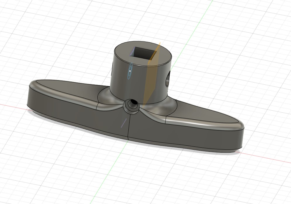 Garage Door Handle/Knob by Aprintame Download free STL model