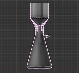 buchner vacuum flask & funnel (no glue)