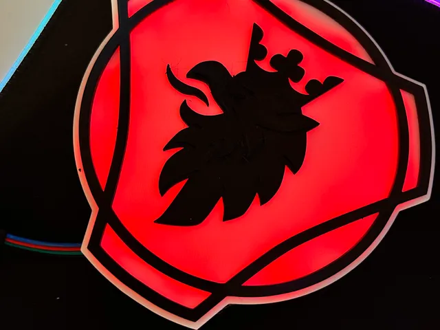 Scania Logo LED Lamp
