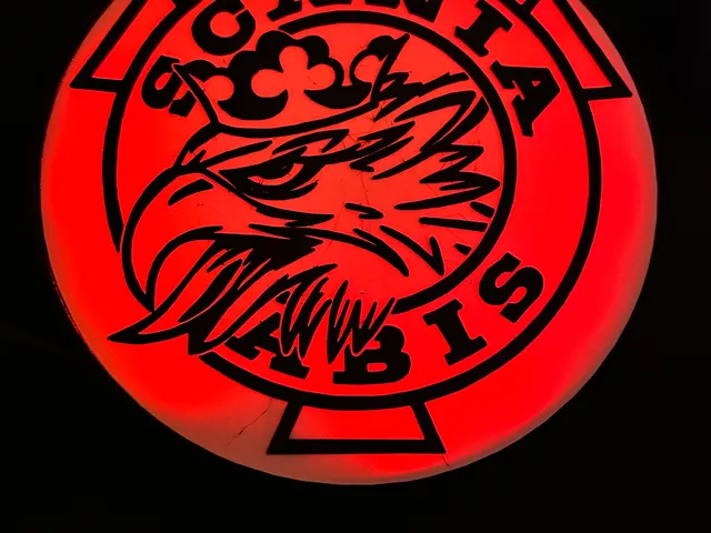 Scania Logo LED Lamp vol. 2 (Circle Logo)