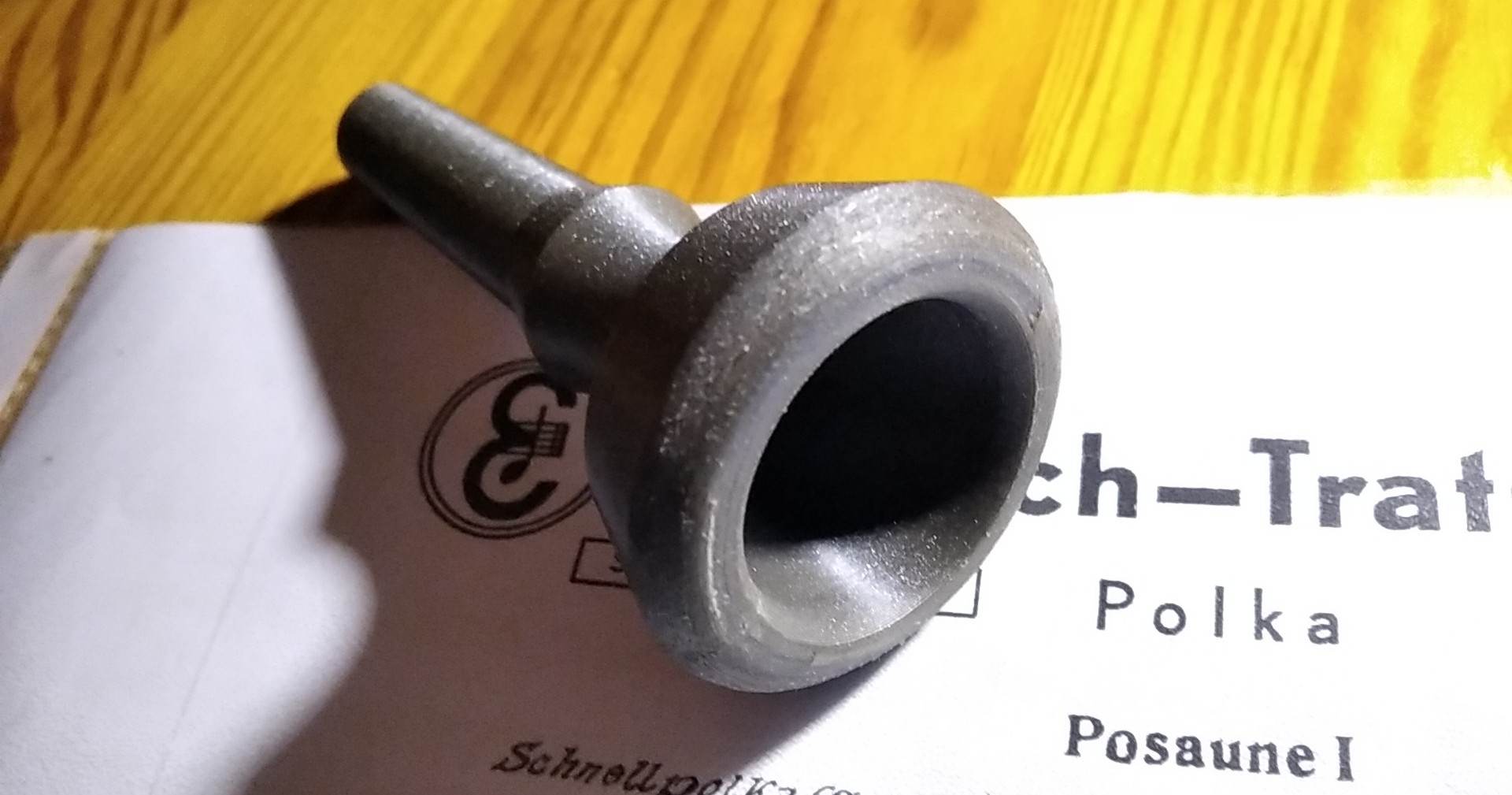 Trombone Mouthpiece by Bartosz Niedziałkowski Download free STL model