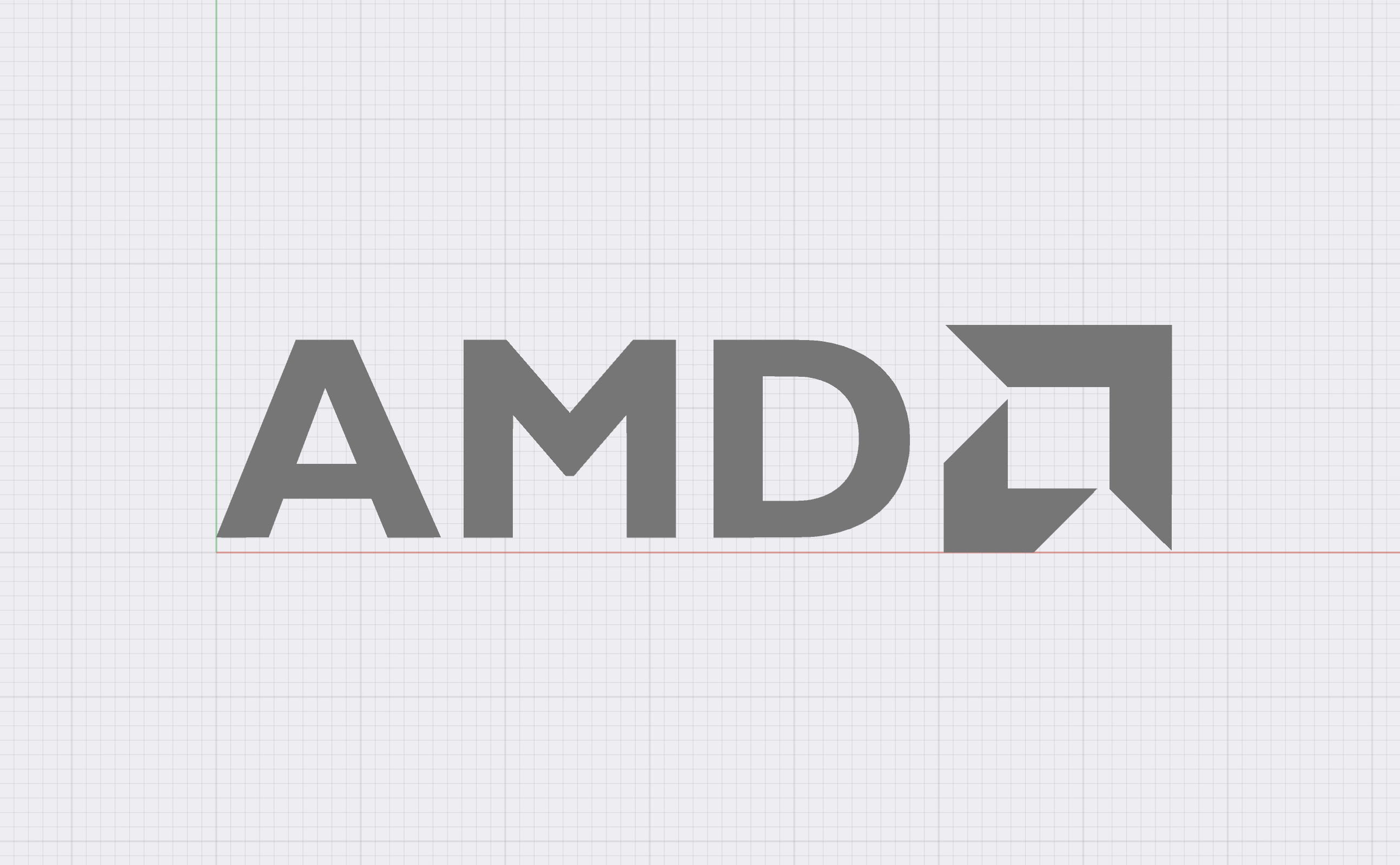AMD Simple Logo by ToxicMaxi | Download free STL model | Printables.com