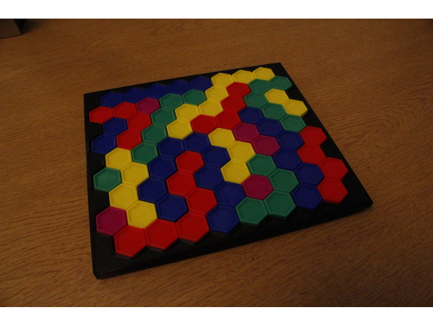 Miniatura 5 do modelo 3D Hex Puzzle
