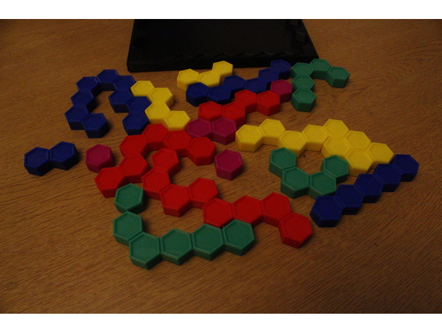Miniatura 3 do modelo 3D Hex Puzzle