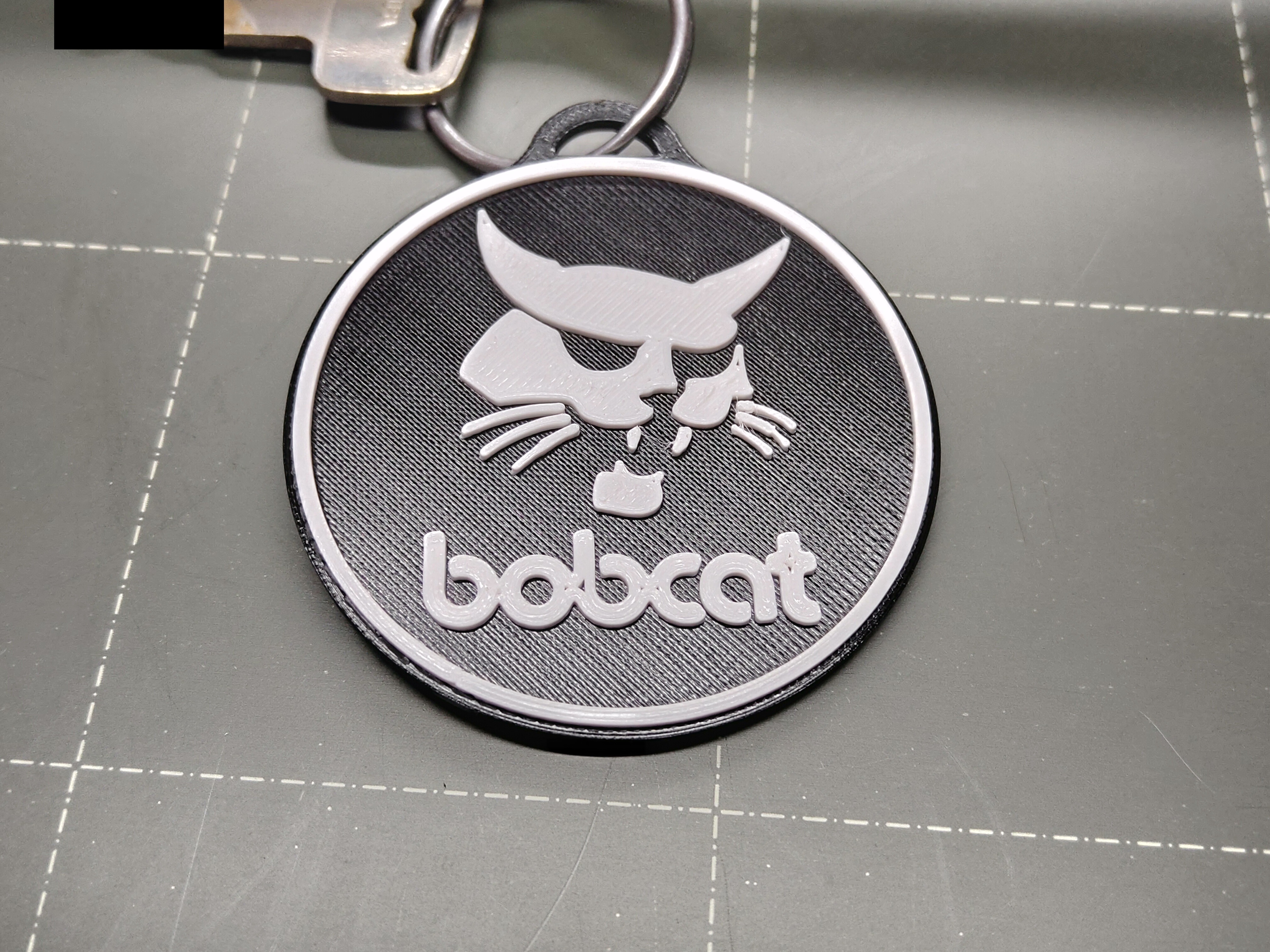 Bobcat key chain
