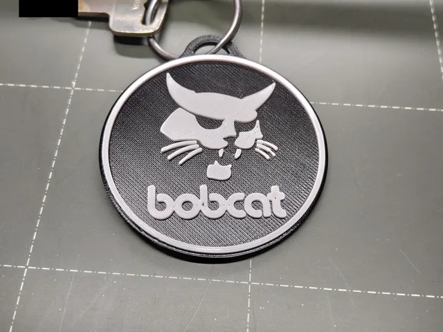 Bobcat key chain