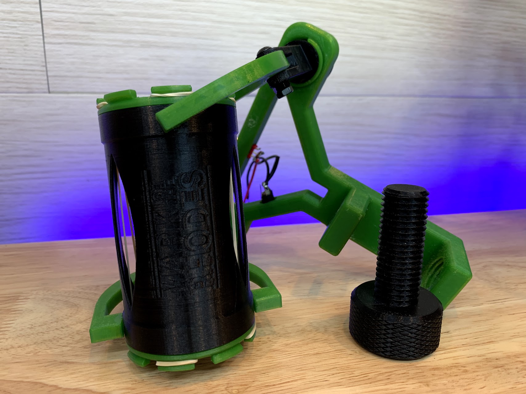 Inverse Kinematic Paint Mixer by Mark Rhodes