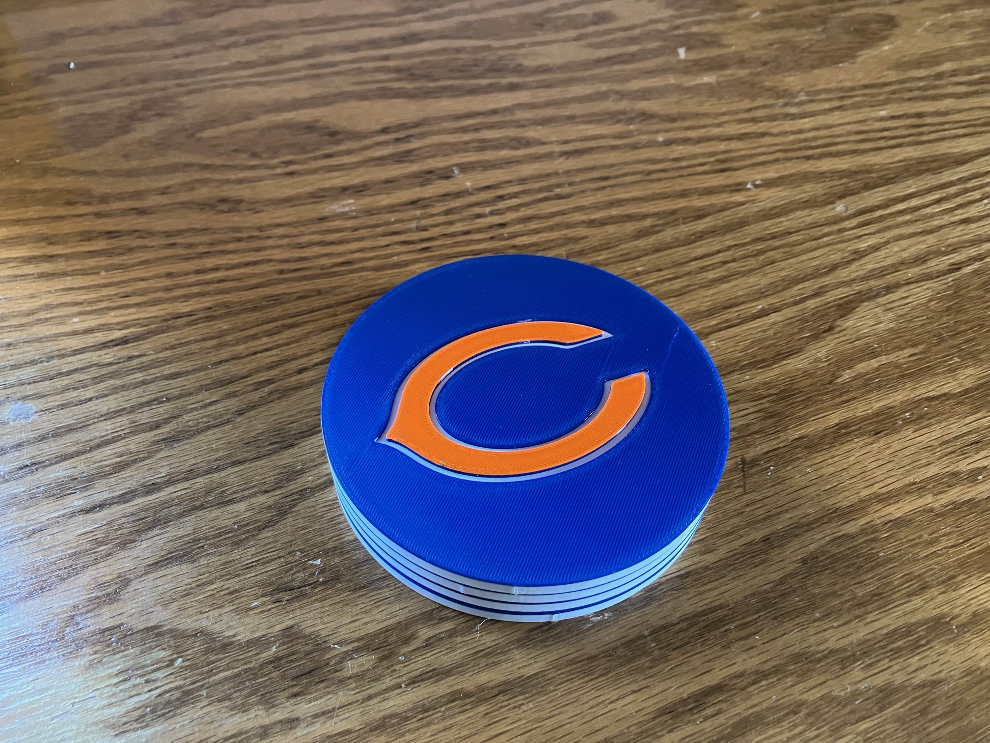 Miniatura 2 do modelo 3D Chicago Bears Coaster