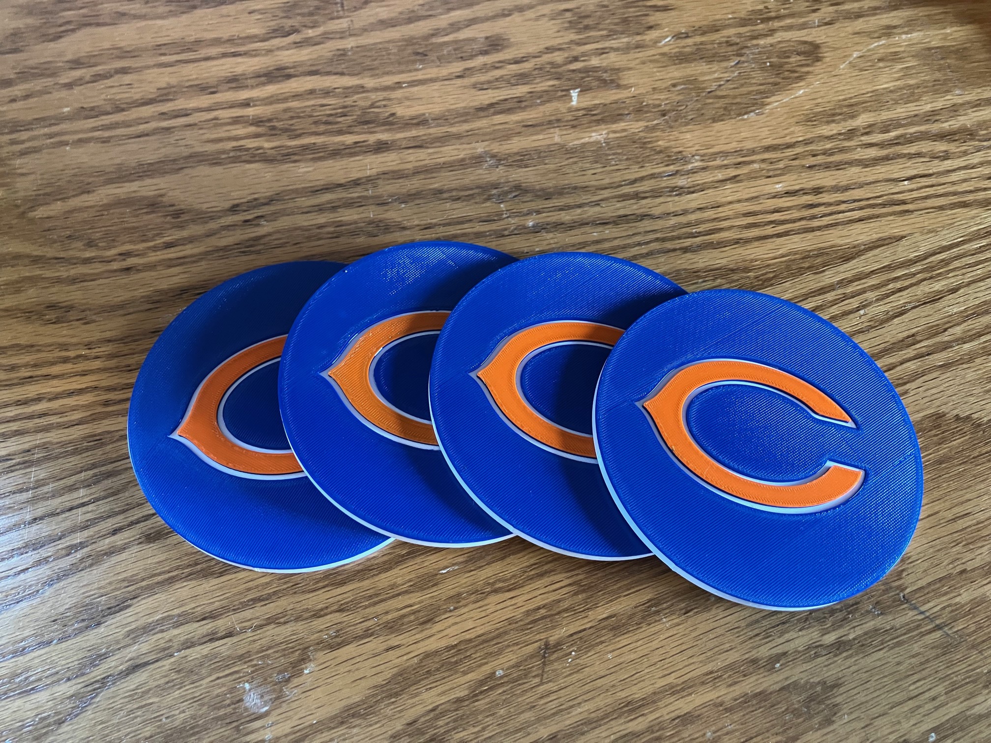 Chicago Bears Coaster by alexanderjunk Download free STL model