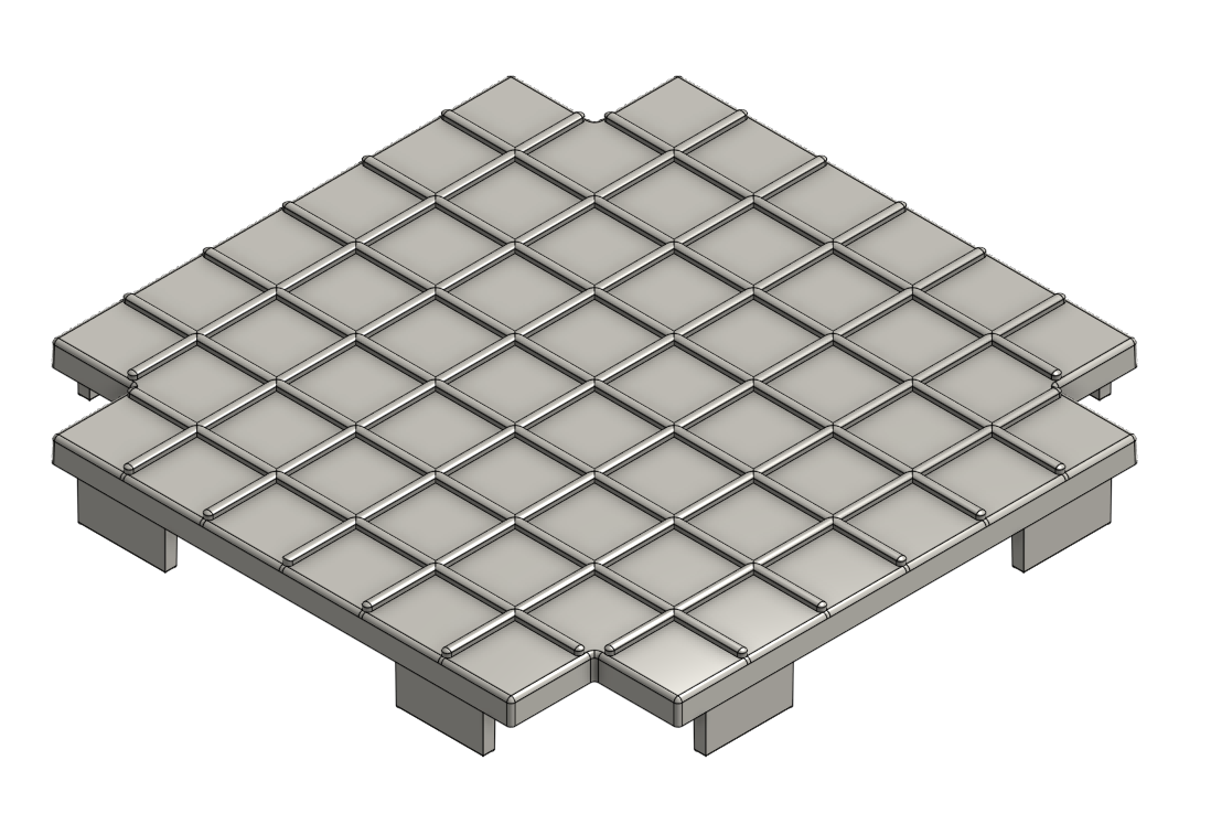 Miniatura 2 do modelo 3D Rokenbok 1/4 Deck Plate