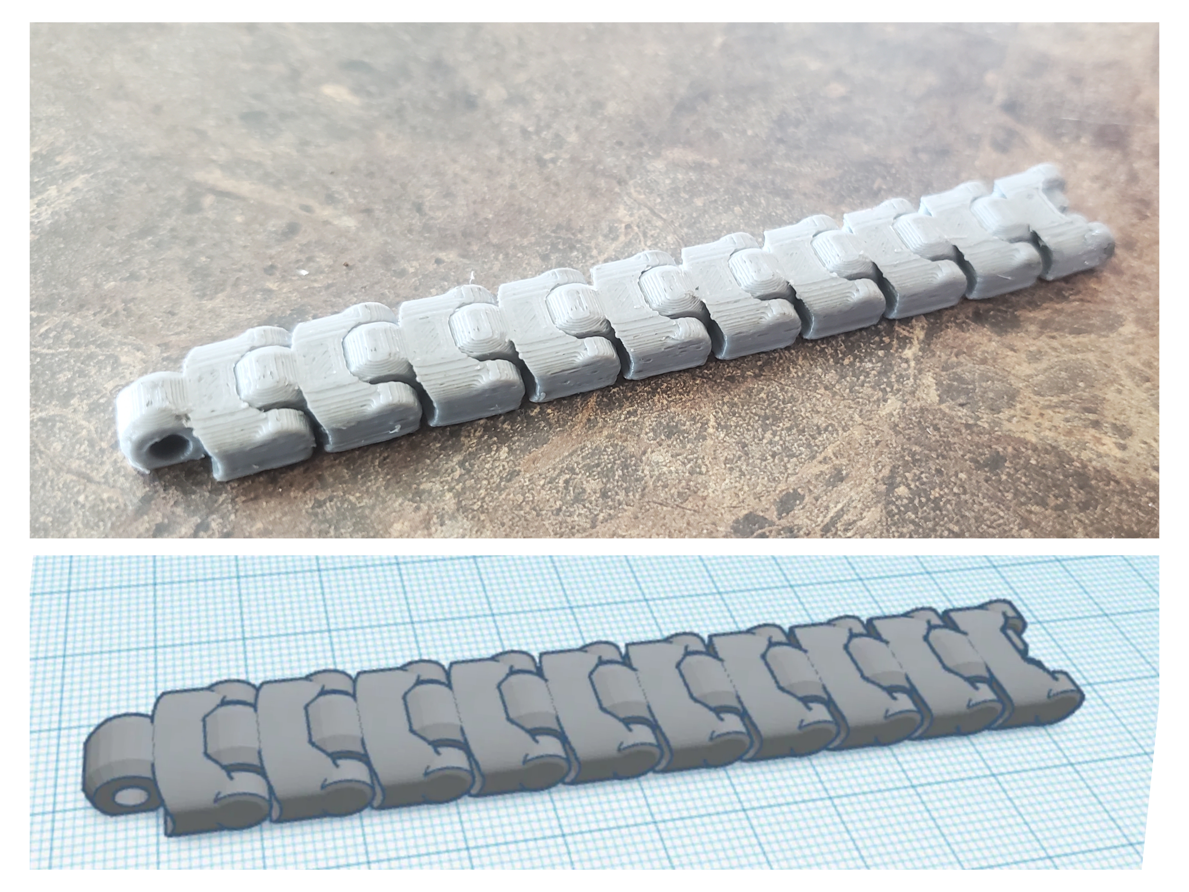 Print in place links