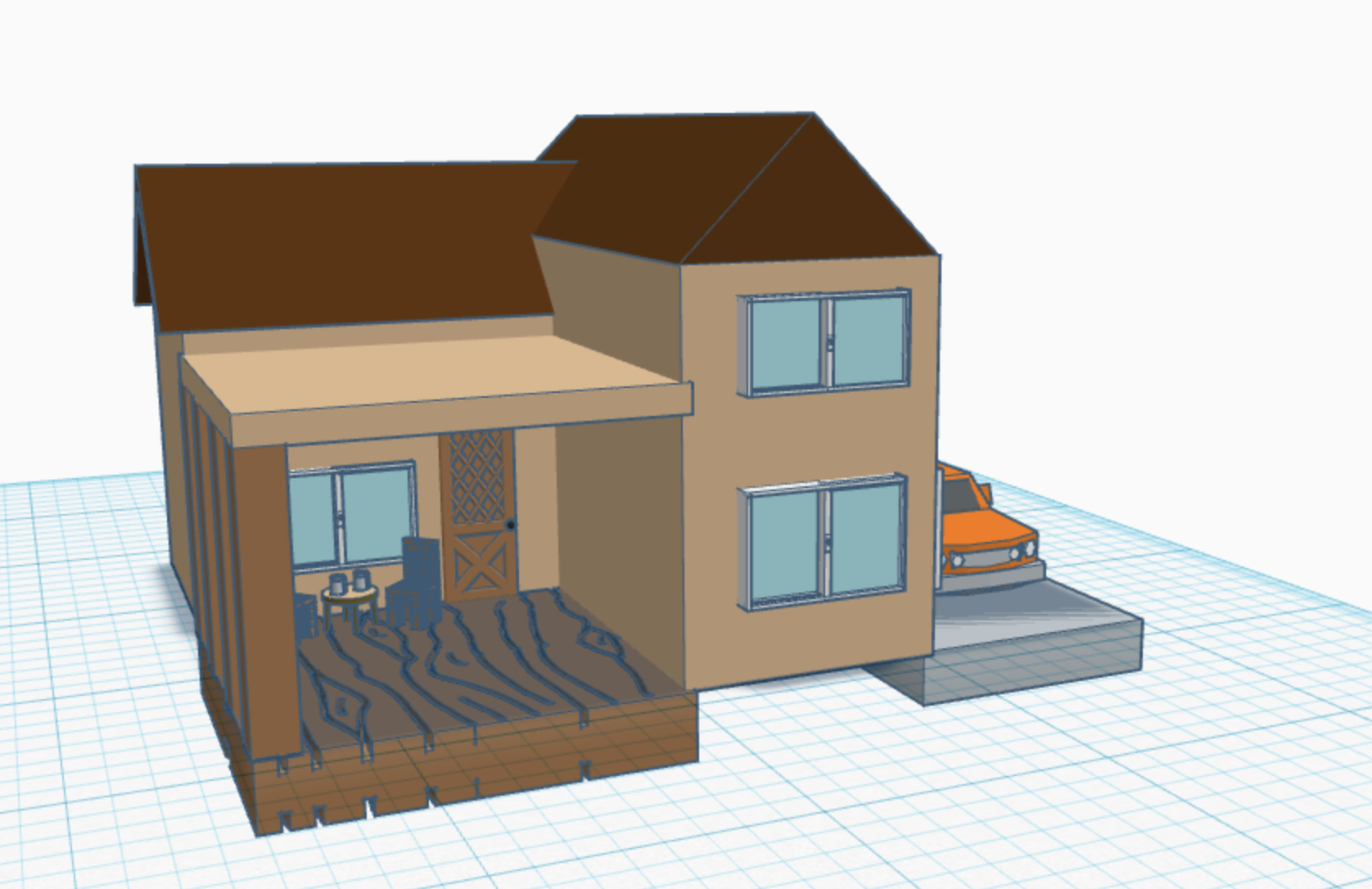 Casual Tiny Home by davizmr | Download free STL model | Printables.com
