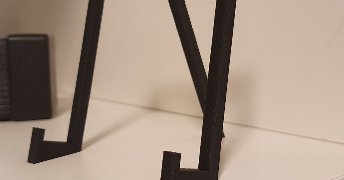 Simple Book Stand by Papukaija Download free STL model