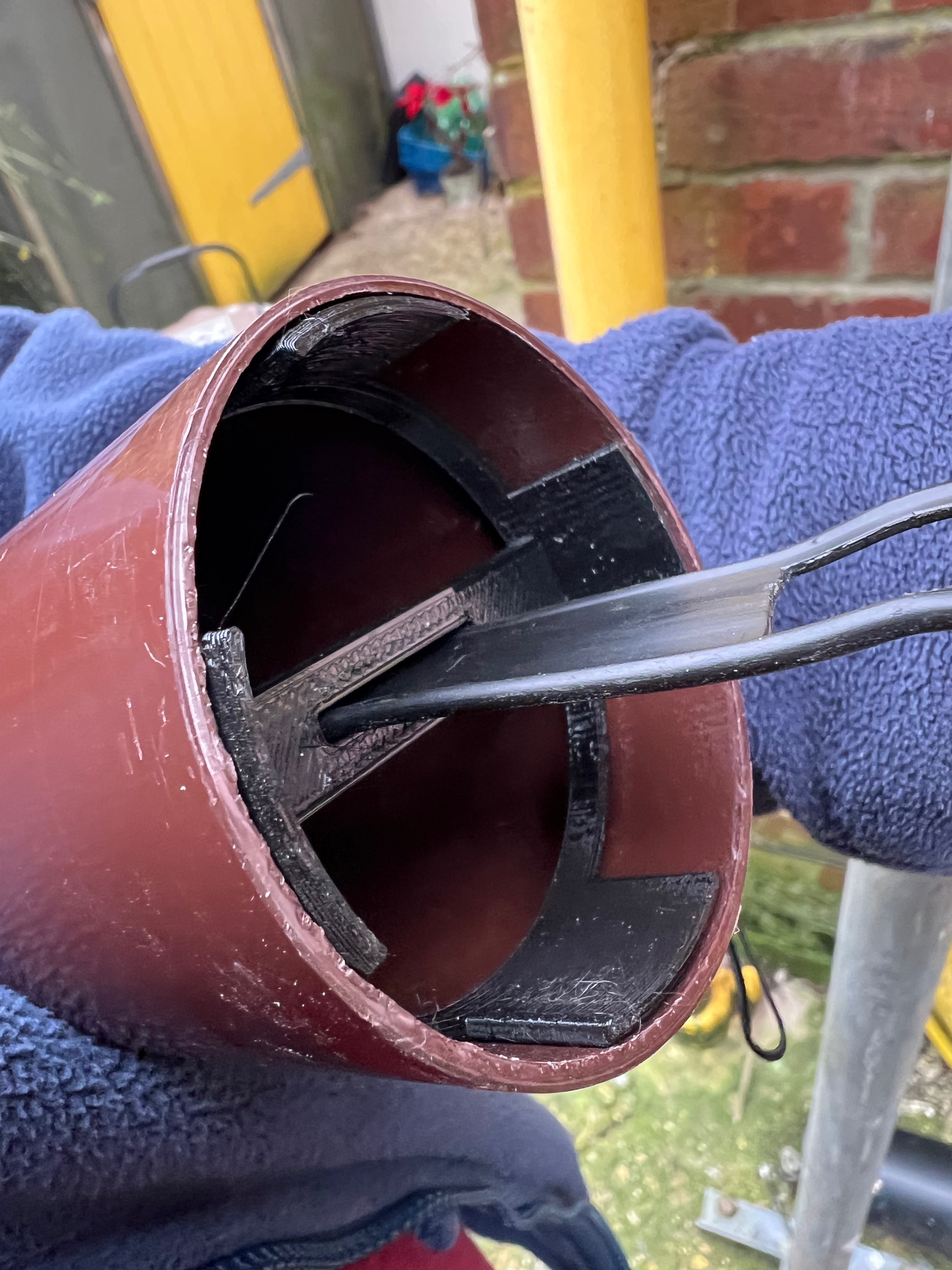 Ladder Line Spacer for 63mm diameter Drain Pipe by Wilts01 Download