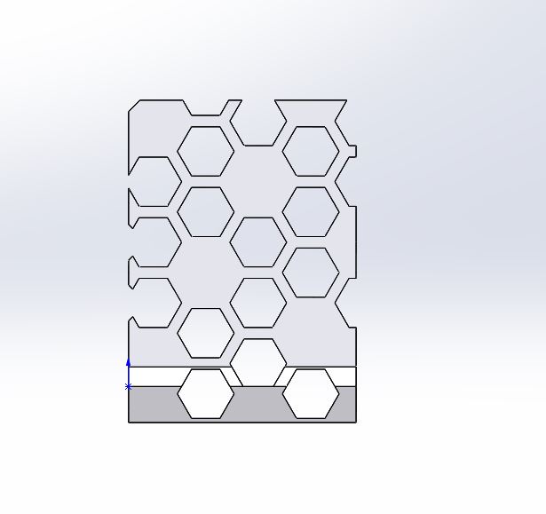 Hexagon phone stand