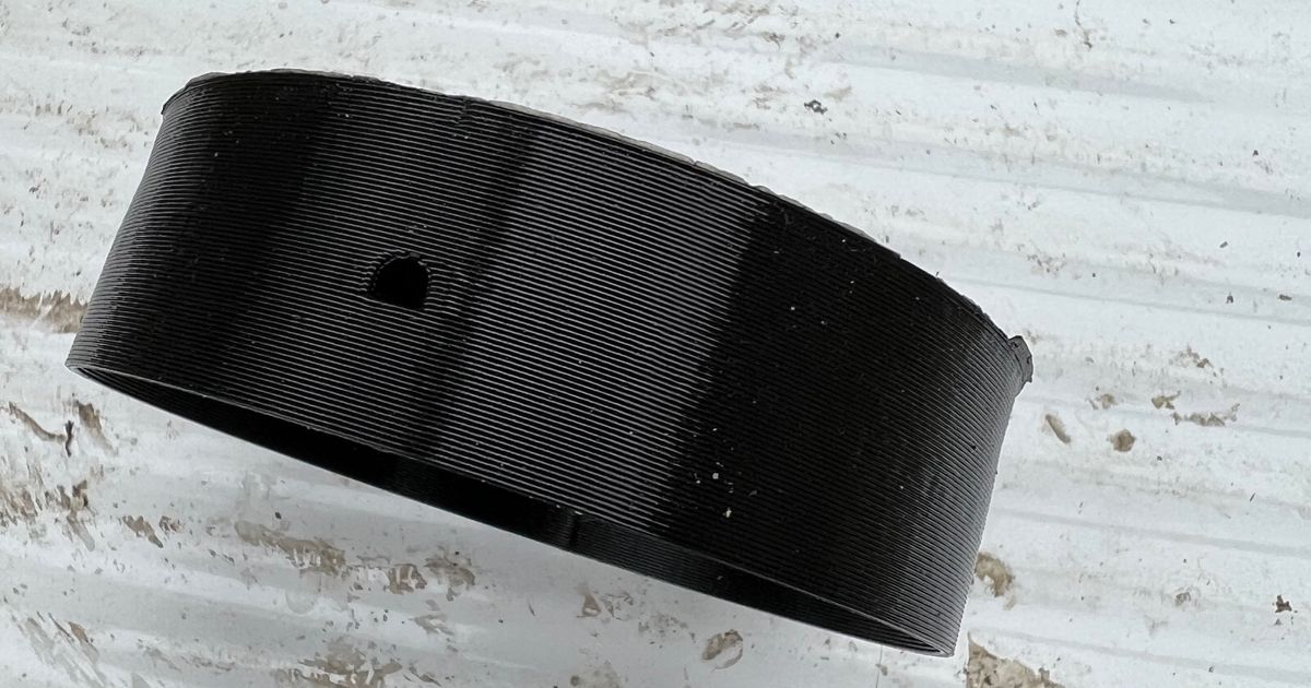 63mm Drain Pipe End Cap by Wilts01 Download free STL model