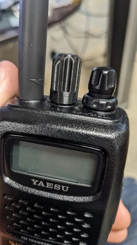 Yaesu FT-60 Volume Knob v3 by Cornbread | Download free STL model