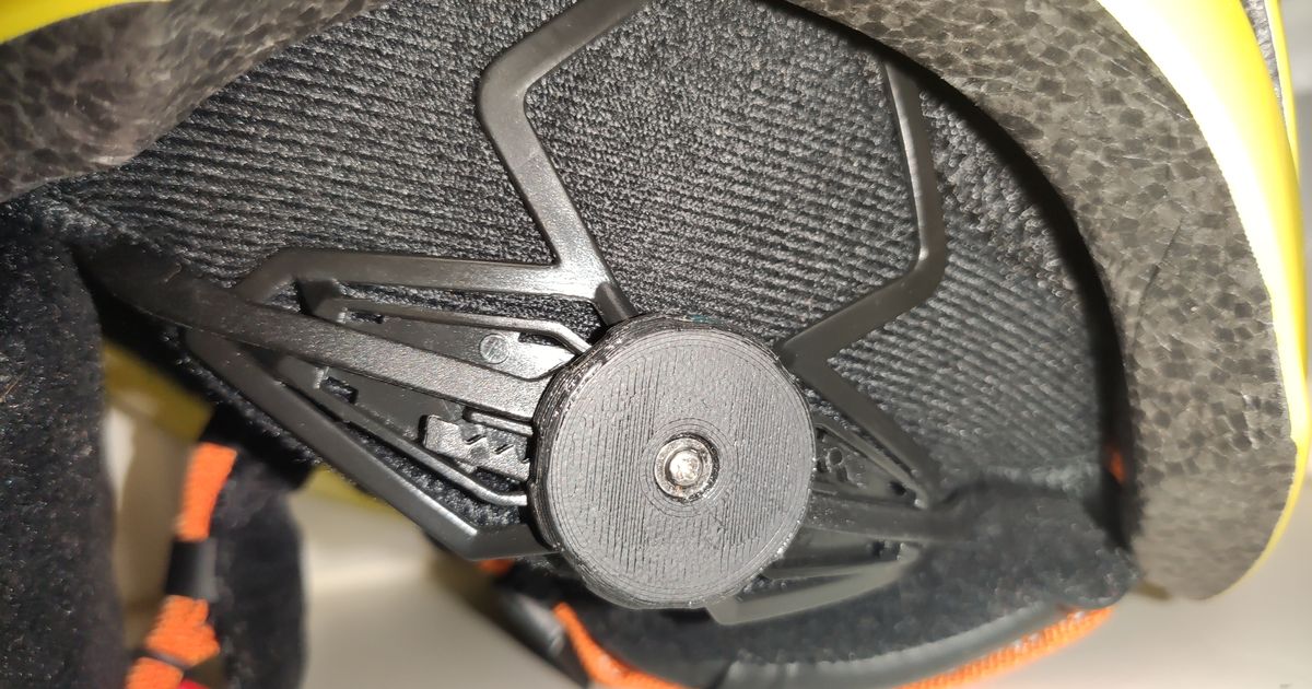 Ski Helmet Knob MRAS Fit System by mih Download free STL model