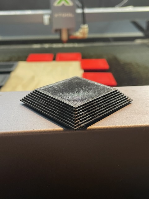 magnet material hold down laser engraver