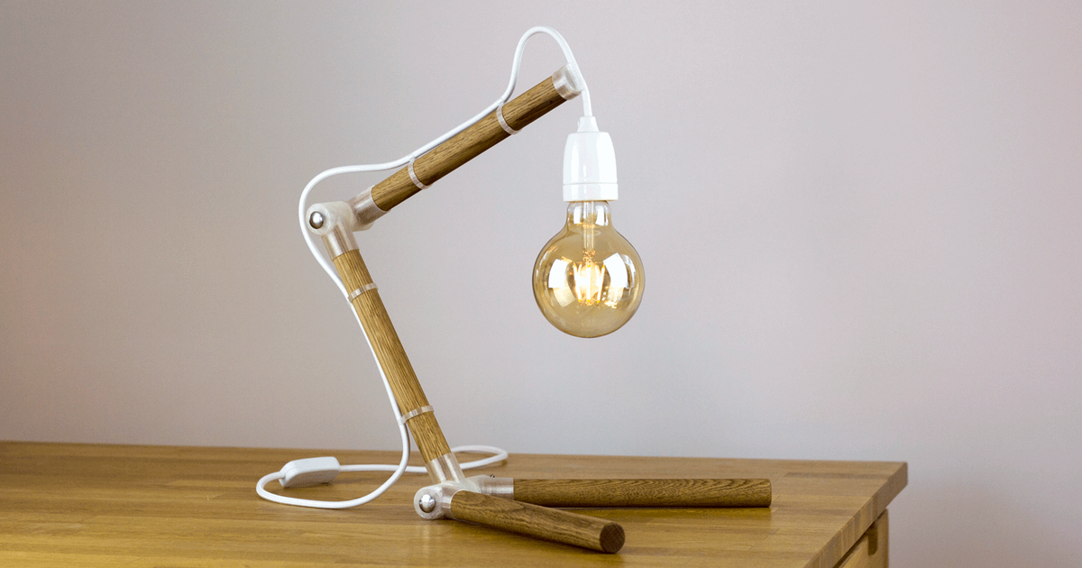 Wooden Table Lamp by Frans | Download free STL model | Printables.com