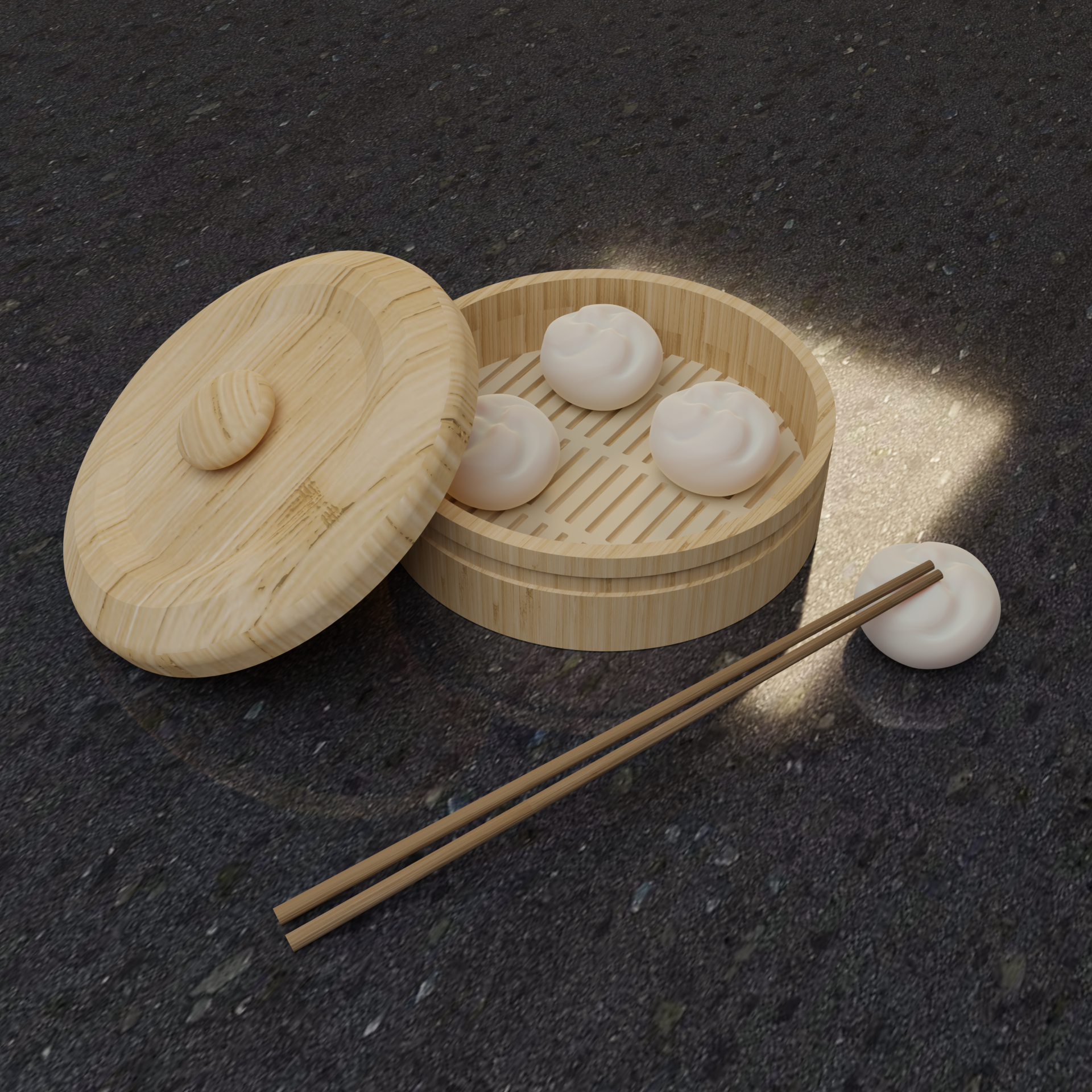 Steamed Buns Chopstick Holders