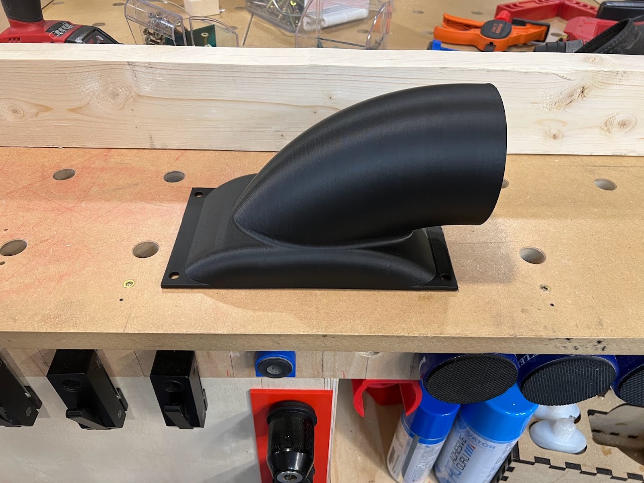 Sweeping 4" dust collection Shroud by voksbug Download free STL model