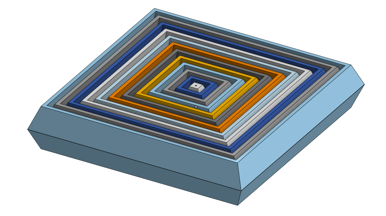 Miniatura 2 do modelo 3D Square Fidget