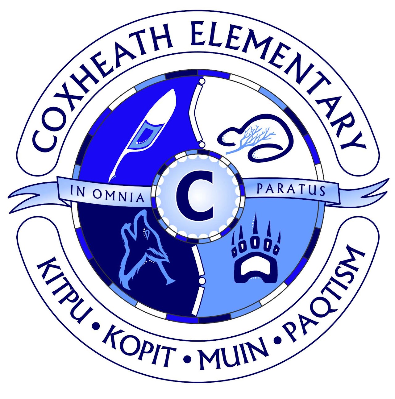 Coxheath Elementary School - Logo Tags