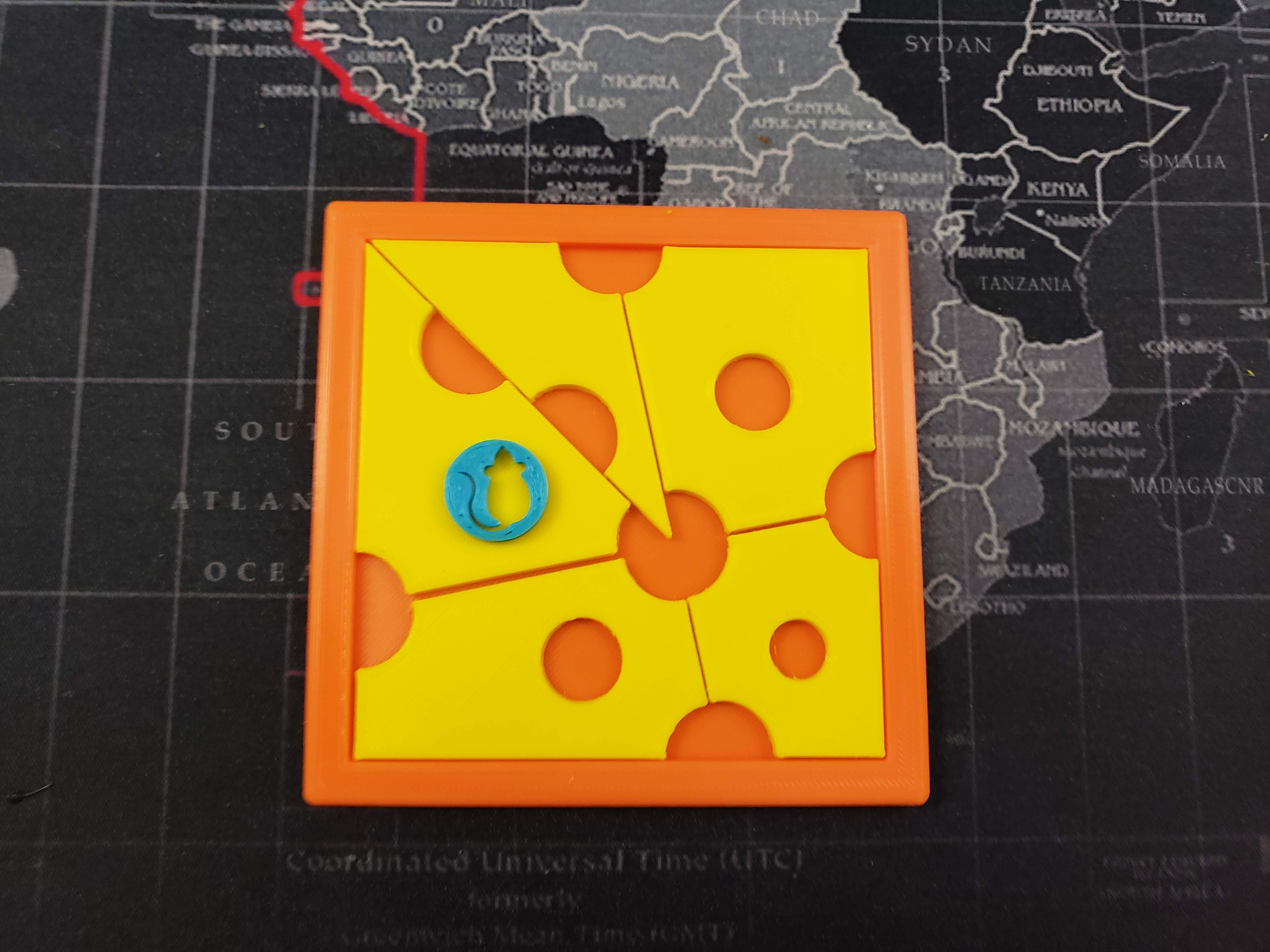 Katsunou cheese puzzle by Hanayama