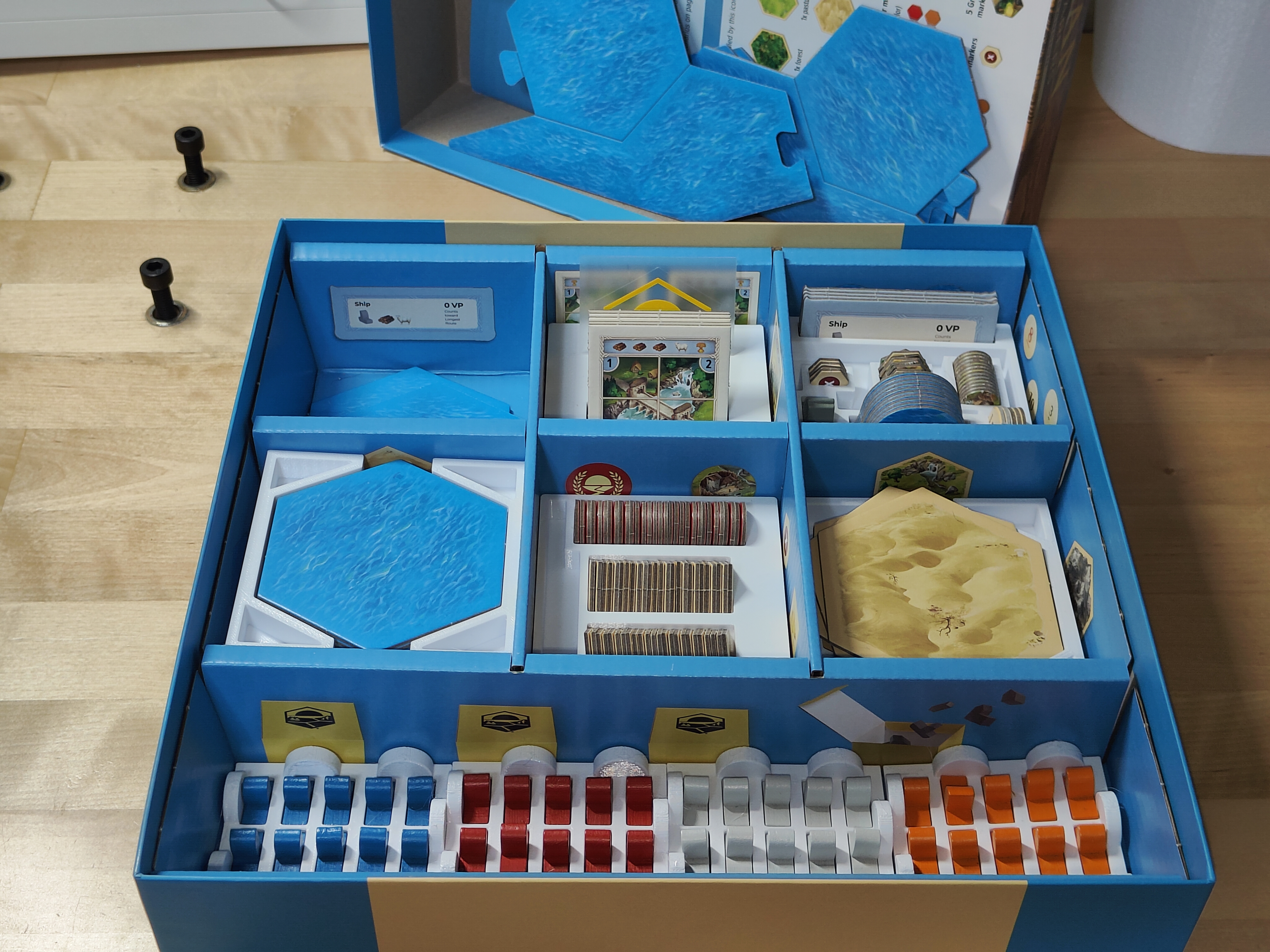 Inserts for Catan Seafarers Expansion