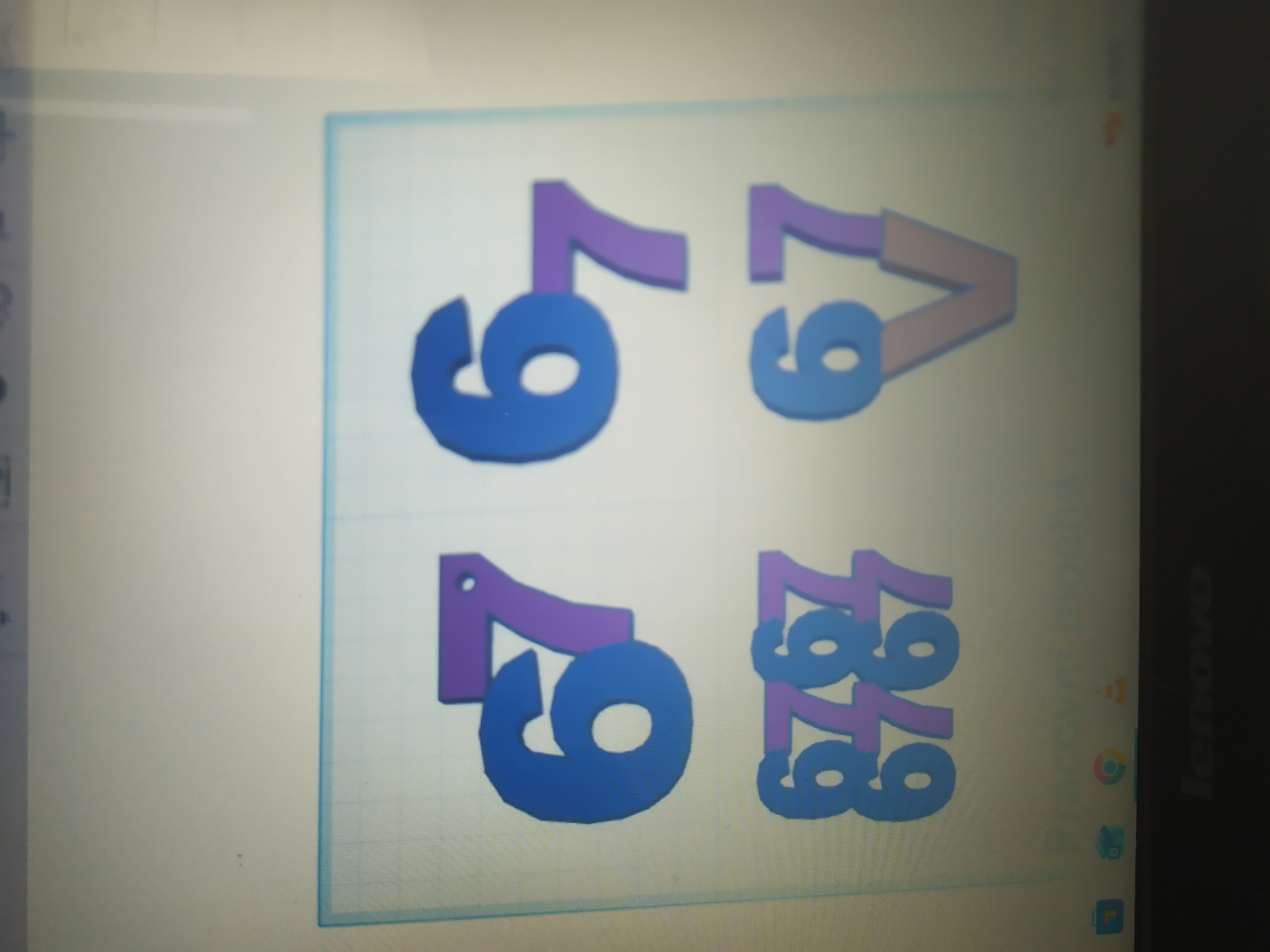 různé ozdoby six seven