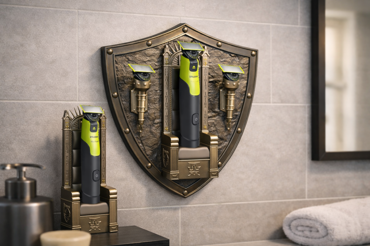 Philips OneBlade – KCD2 Shield Throne Wall Mount & Stand