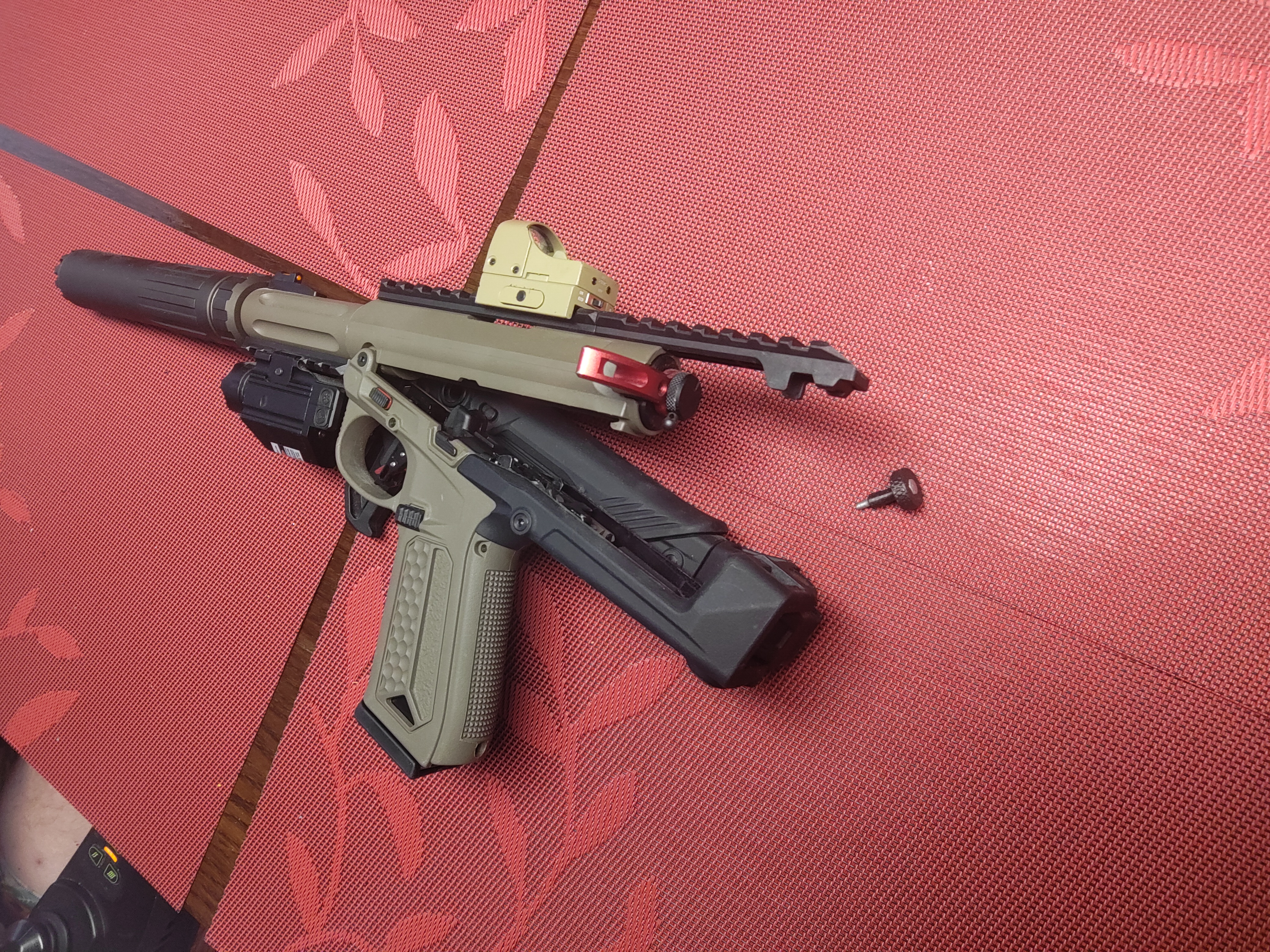 AAP-01 Easy opening bolt for original Folding Stock (f3d; step)