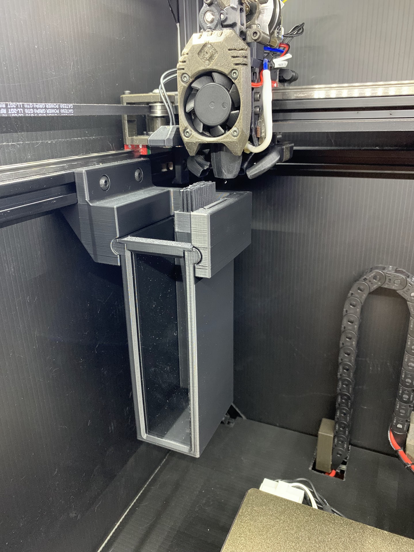 Large Purge Bucket and Nozzle Brush for 2020 Extrusions
