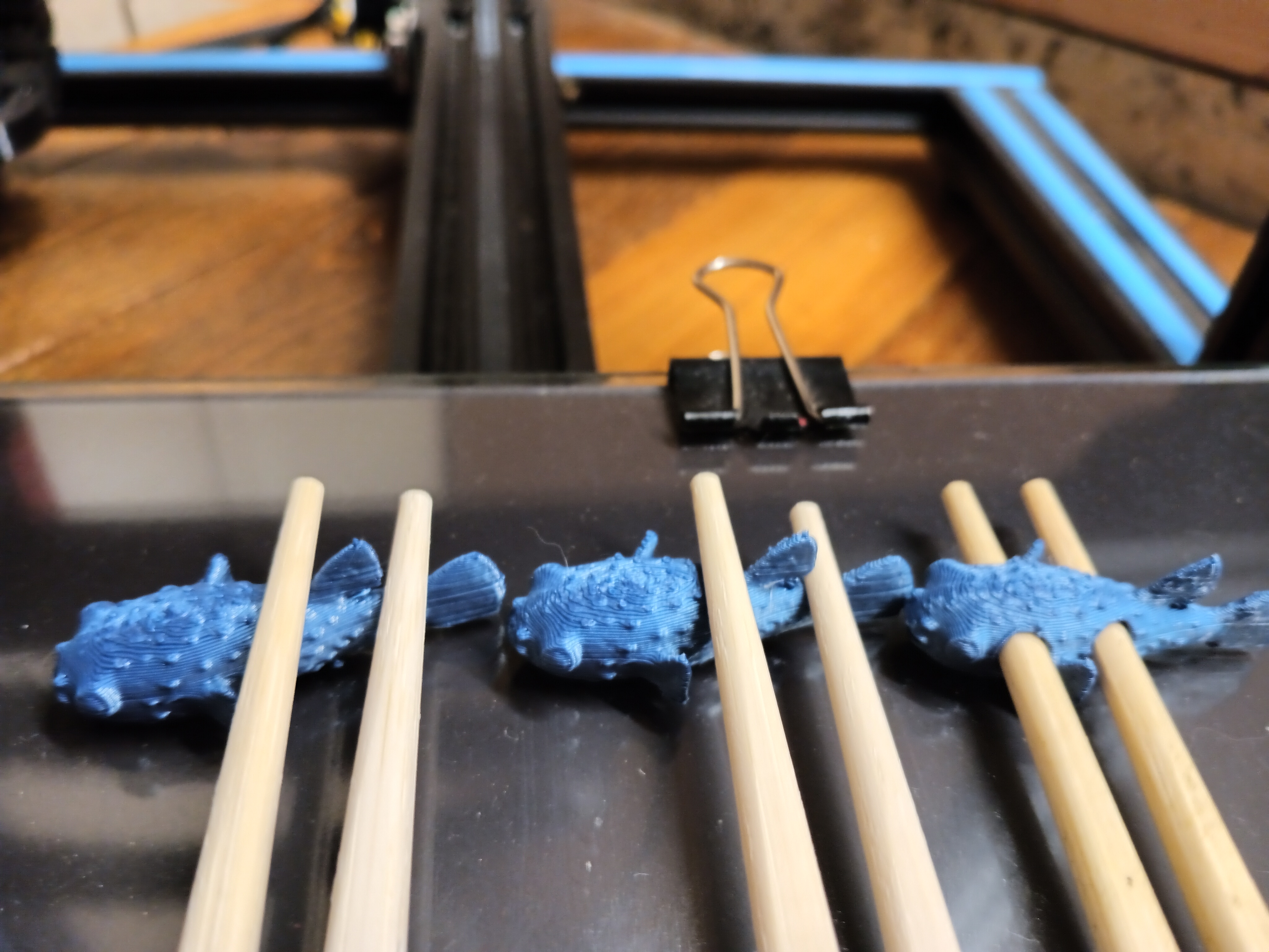Pufferfish chopstick holder