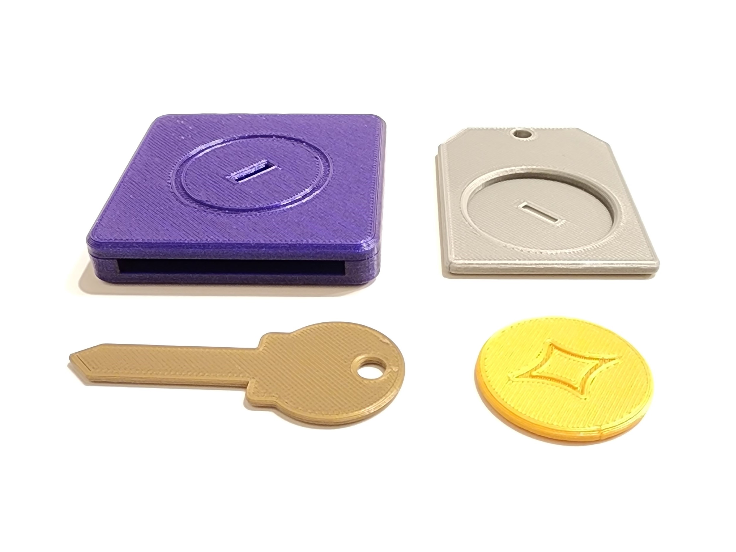 Key Thru Coin Trick - Half Dollar Size