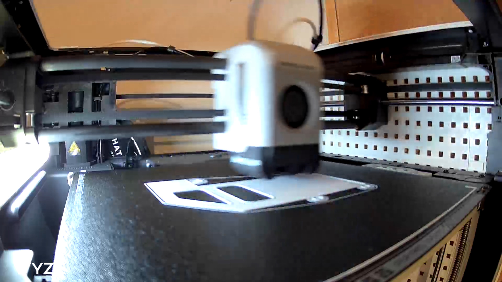 Bambu Lab P1P Wyze Cam Pegboard Mount (OG cam) by MabelynTehCat