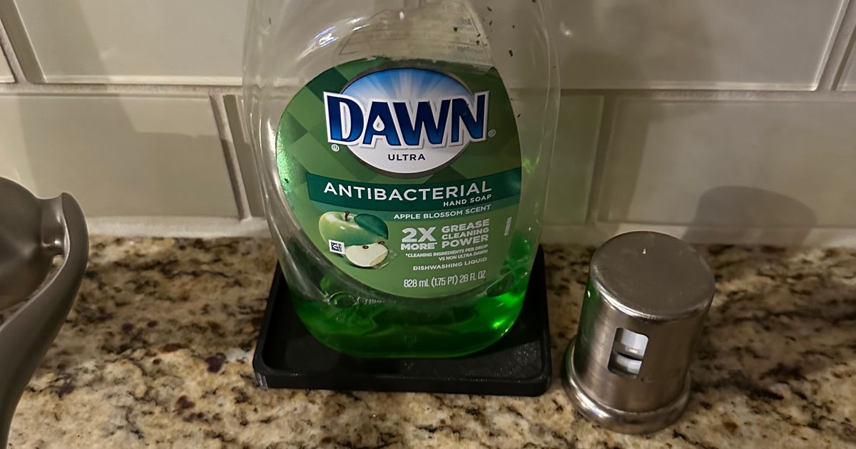 Dishwasher bottle Tray by The Flying Buffalo Download free STL model